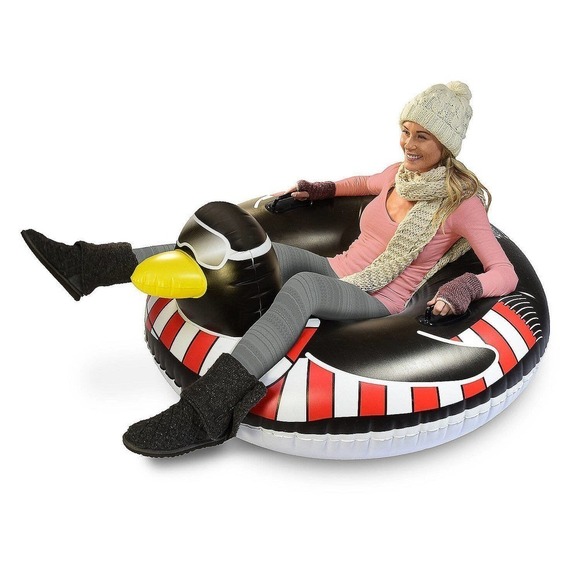 Inflatable Gofloats Party Penguin Winter Snow Tube, Toys, 1 Piece - Picture 1 of 4